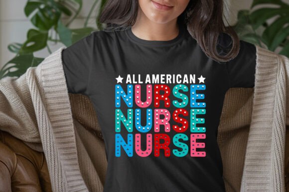 All American Nurse T-Shirt