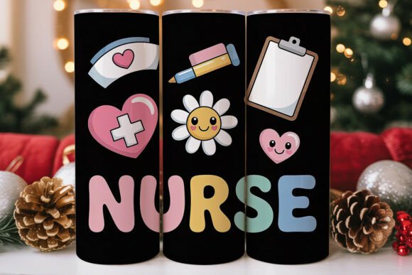 Cute Nurse 20oz Tumbler Wrap