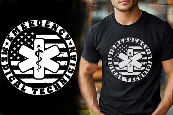EMERGENCY MEDICAL TECHNICIAN TSHIRT DESI