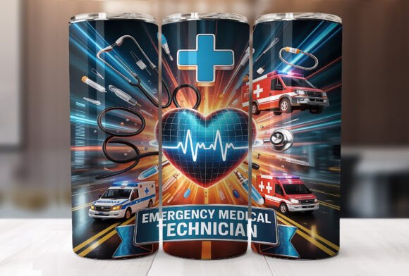 Emergency Medical Technician Tumbler PNG