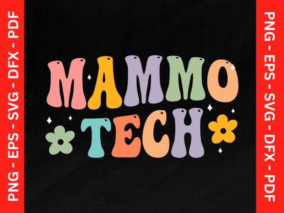 Mammo Tech SVG: Retro Charm Meets Medical Heart