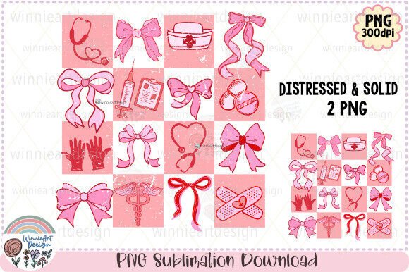 Nurse Valentine Coquette Preppy Girly