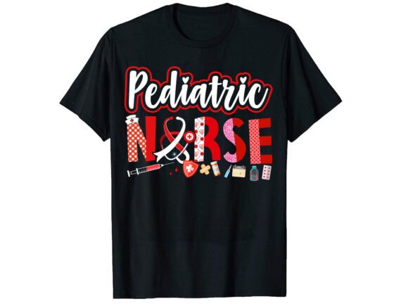 Pediatric Nurse Valentine’s Day T-shirt