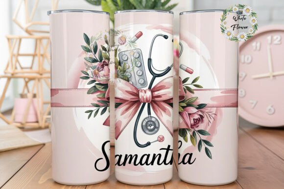 Personalized Nurse 20oz Tumbler Wrap