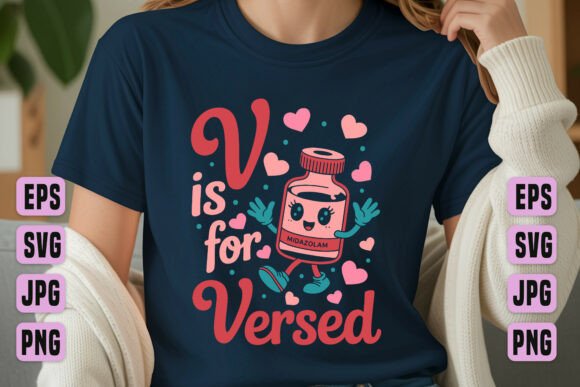 V is for Versed ICU Nurse Shirt